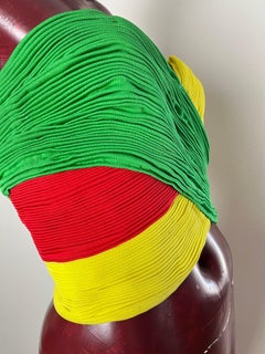 Gianni Versace Crop Top with ruched bustier