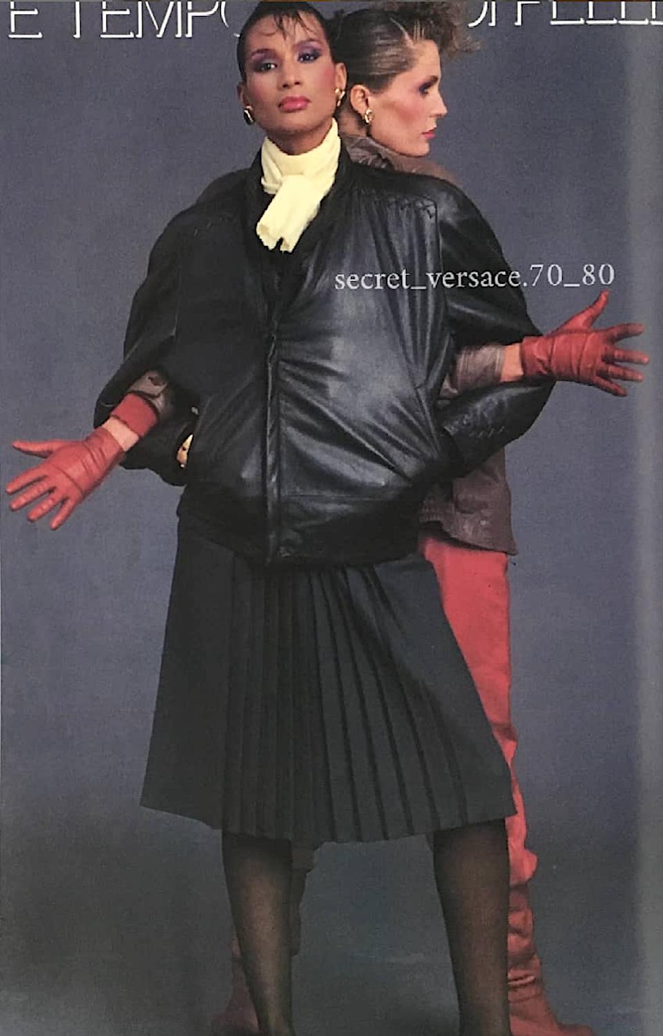 Costume vintage documenté Gianni Versace, A/H 1981 en vente 1