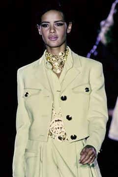 GIANNI VERSACE F/w 1992 Multi-Layer Gold Medusa Medallion Choker Necklace