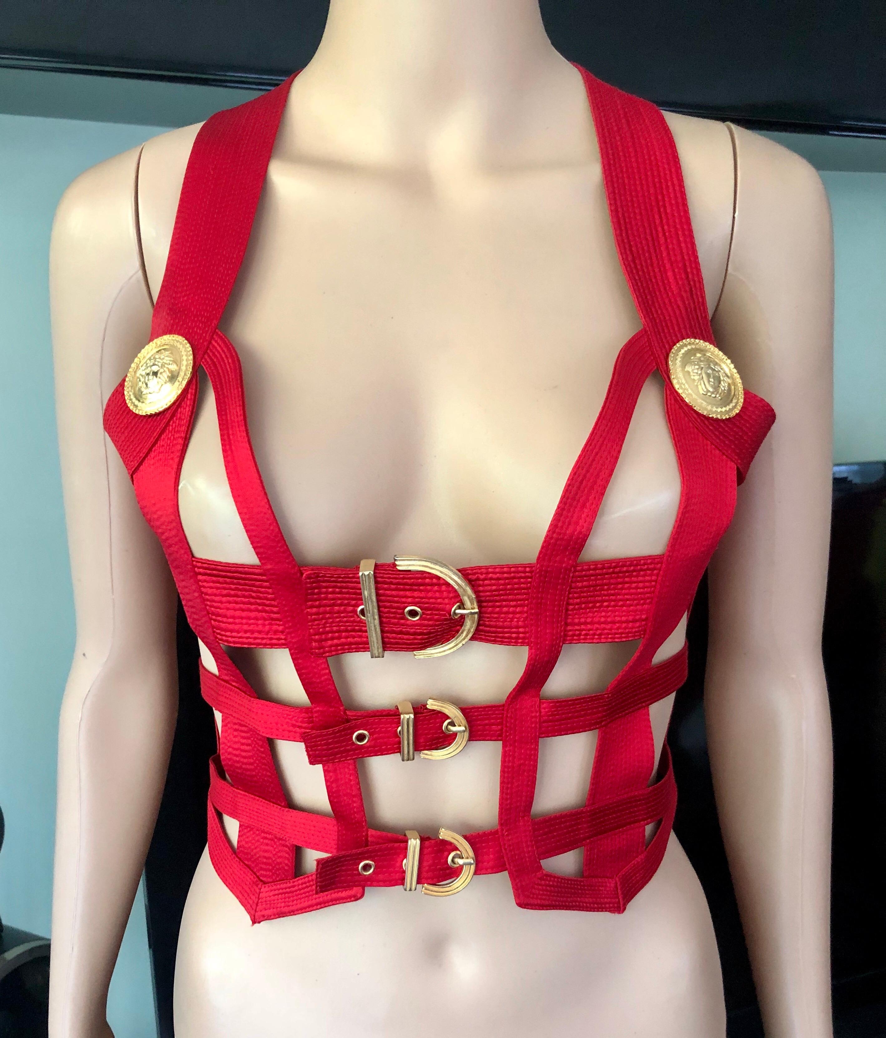 versace red dress
