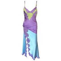 Gianni Versace F/W 1996 Runway Vintage Iconic Silk Dress Gown