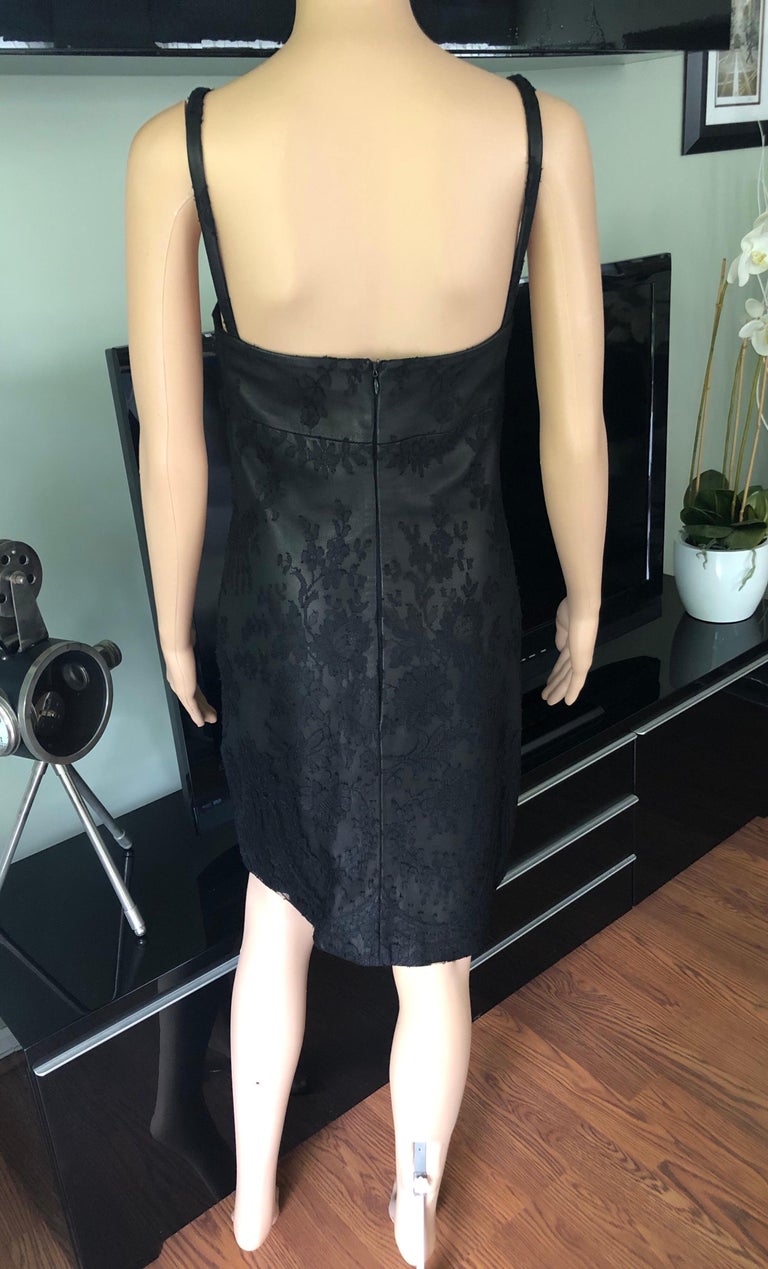 Versace mini dress black Clearance