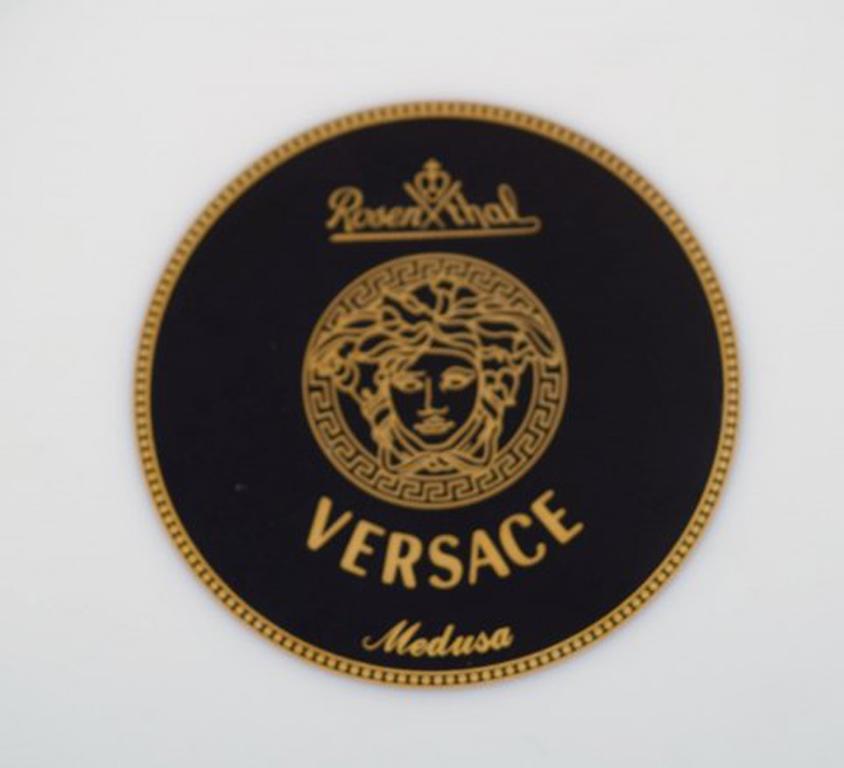 Gianni Versace for Rosenthal, 5 Plates, Medusa and Floral Motifs 1