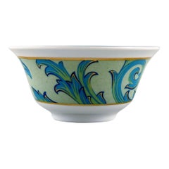 Gianni Versace for Rosenthal, "Arabesque" Bowl in Porcelain, Late 20th Century