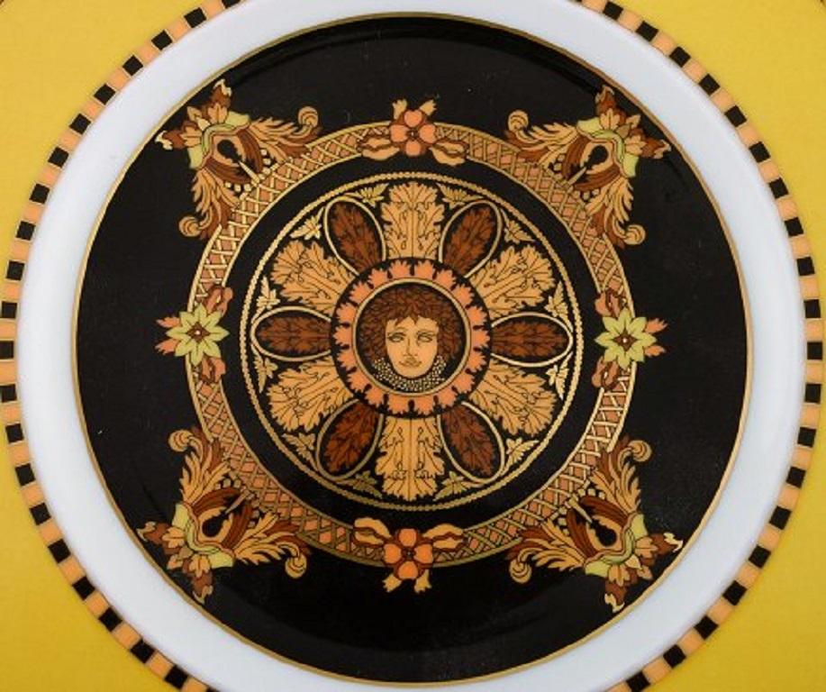 20th Century Gianni Versace for Rosenthal, Barocco Dish and Plate in Porcelain