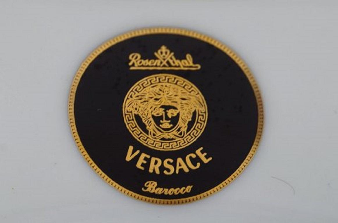 Post-Modern Gianni Versace for Rosenthal, Barocco Miniature Clock in Porcelain