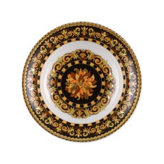 Gianni Versace for Rosenthal, "Barocco" Porcelain Bowl with Gold Decoration