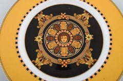 Gianni Versace for Rosenthal, Barocco Porcelain Plate with Gold Decoration
