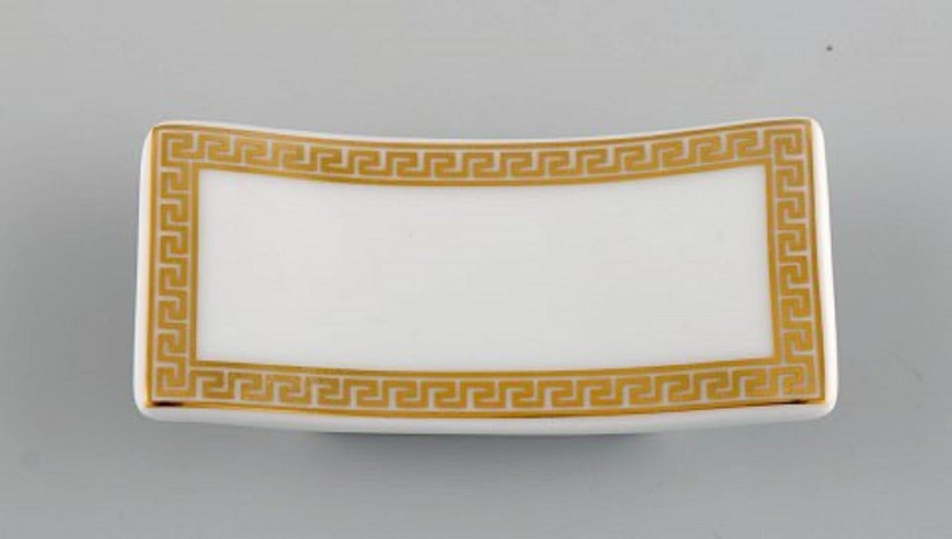 German Gianni Versace for Rosenthal, Five Knife Rests in White Porcelain
