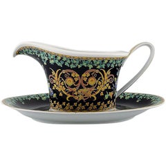 Gianni Versace for Rosenthal, "Gold Ivy" Sauce Boat, Classical Style