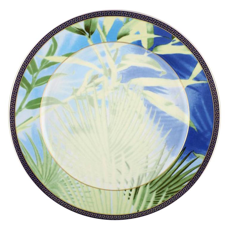 Gianni Versace for Rosenthal, "Jungle" Cover Plate, Six Pieces