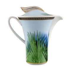 Retro Gianni Versace for Rosenthal, "Jungle" Porcelain Creamer with Gold Decoration