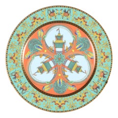 Assiette d'exposition en porcelaine « Le voyage de Marco Polo » de Gianni Versace pour Rosenthal