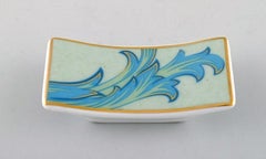 Gianni Versace for Rosenthal, Six "Arabesque" Knife Rests in Porcelain