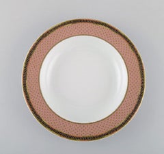 Gianni Versace for Rosenthal, Three Russian Dream Deep Porcelain Plates
