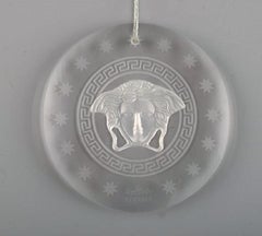 Gianni Versace for Rosenthal, Two Medusa Dreamcatcher Window Ornaments