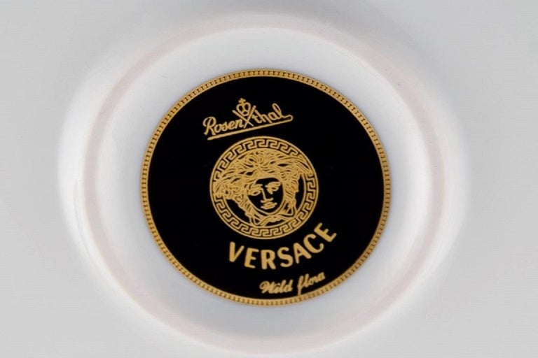 Gianni Versace for Rosenthal, Wild Flora Porcelain Wine Cooler with