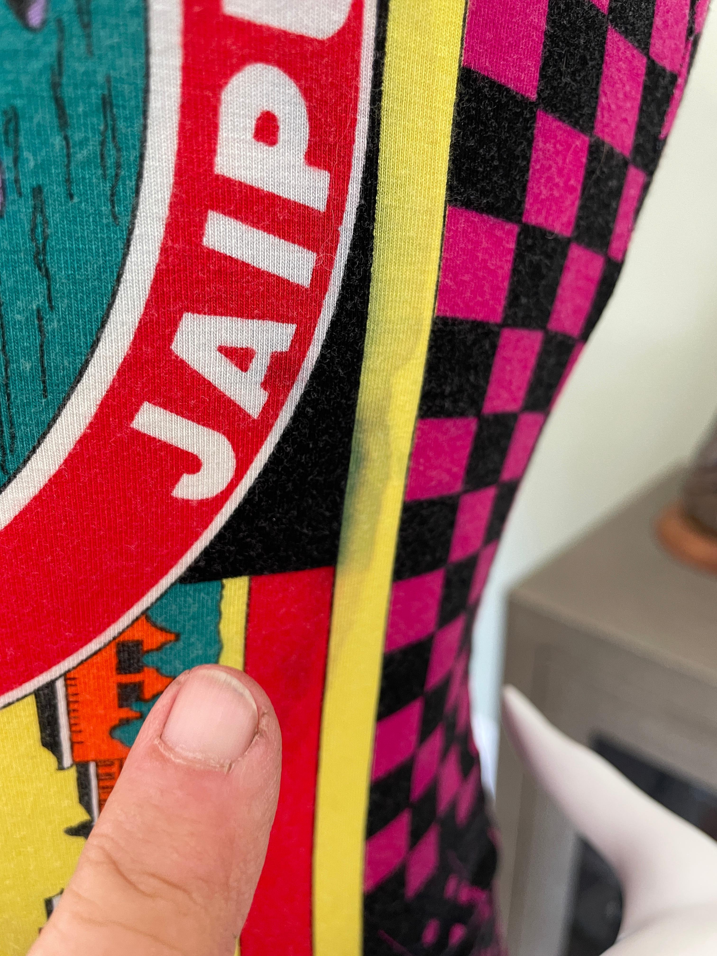 Gianni Versace für Versus Seltenes Vintage Hotel-Reisesticker-Kleid im Angebot 6