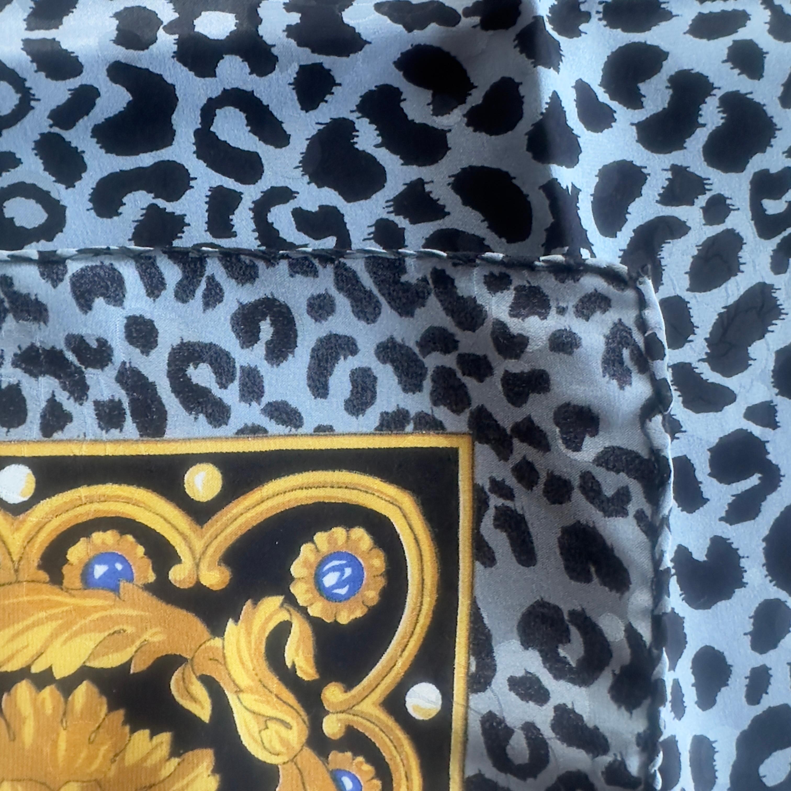 GIANNI VERSACE - Foulard Barock & Leopard anni '80/'90 - im Angebot 2