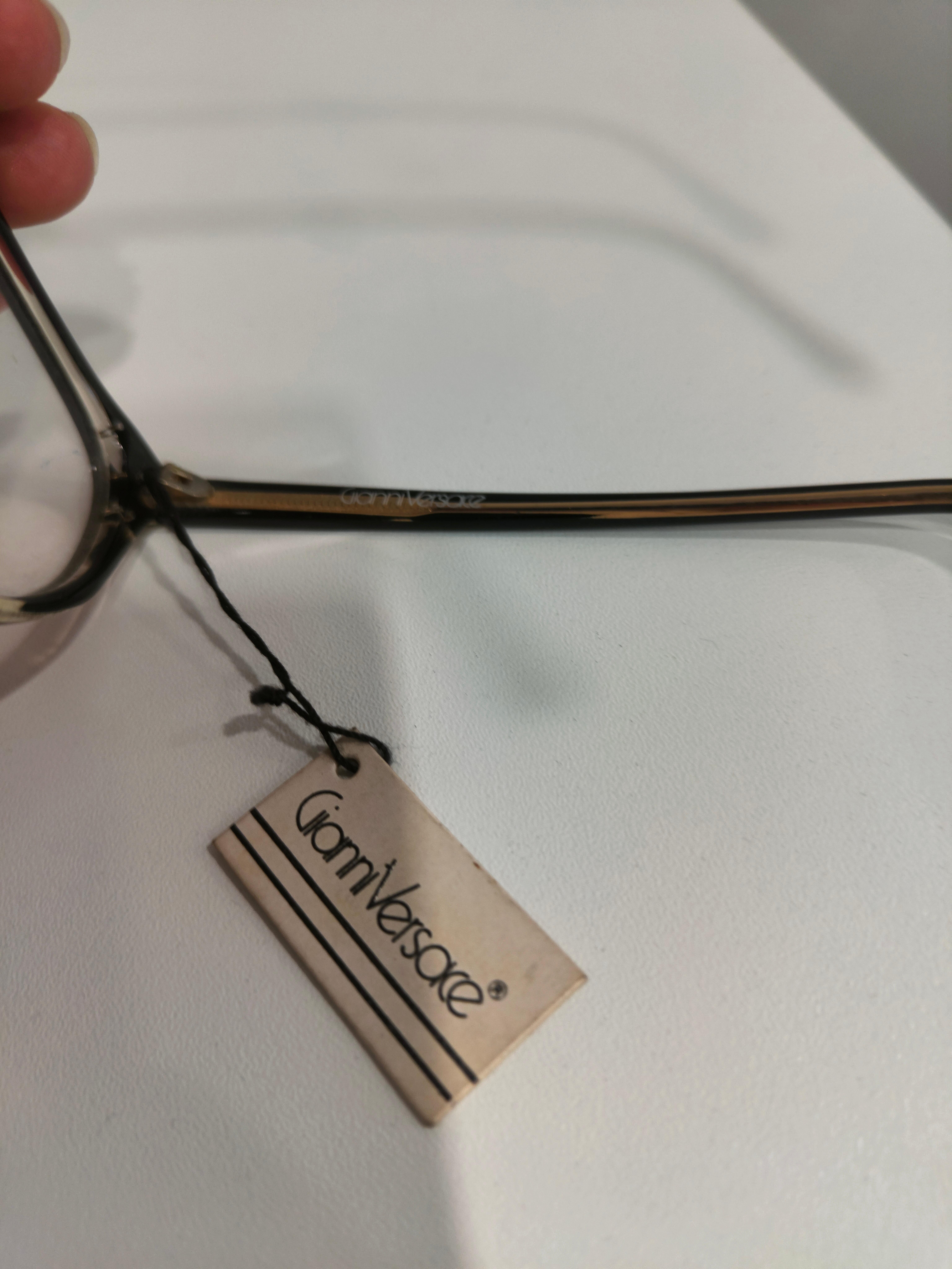 Gianni Versace frame glasses In New Condition For Sale In Capri, IT