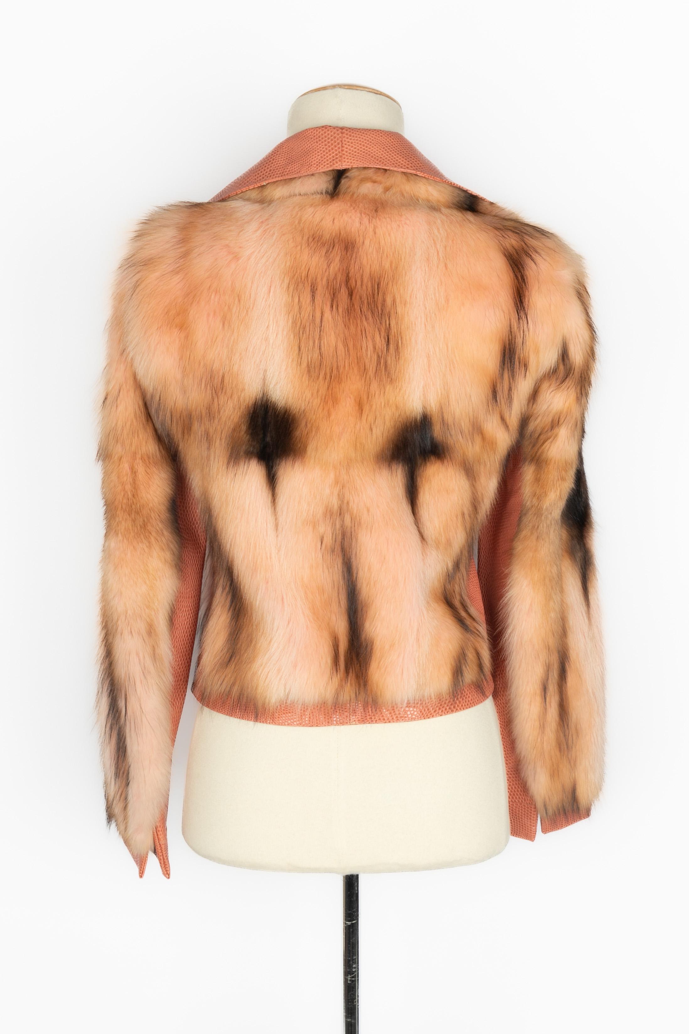 Gianni Versace fur jacket Couture Fall 2000 For Sale 1