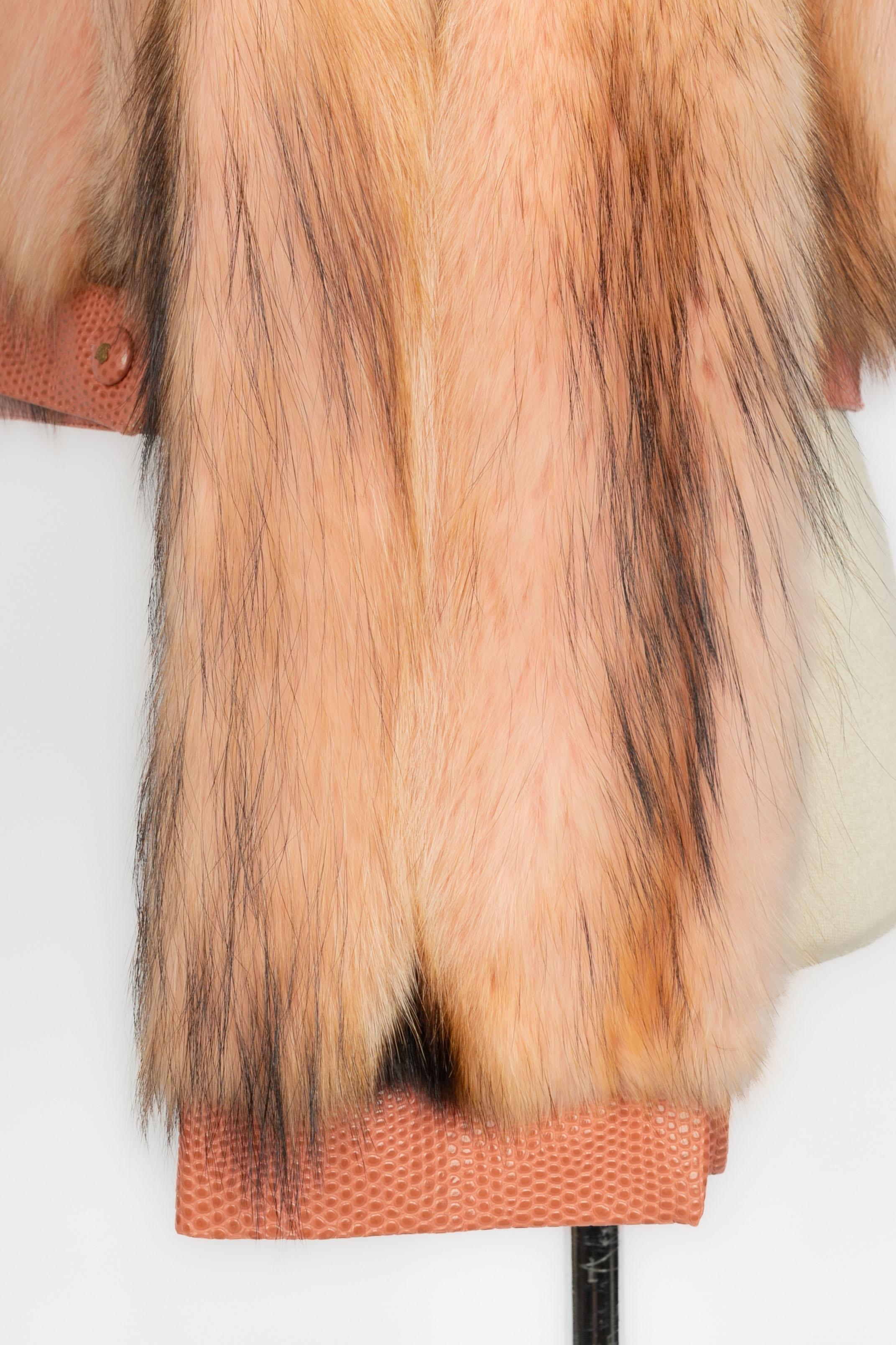 Gianni Versace fur jacket Couture Fall 2000 For Sale 4