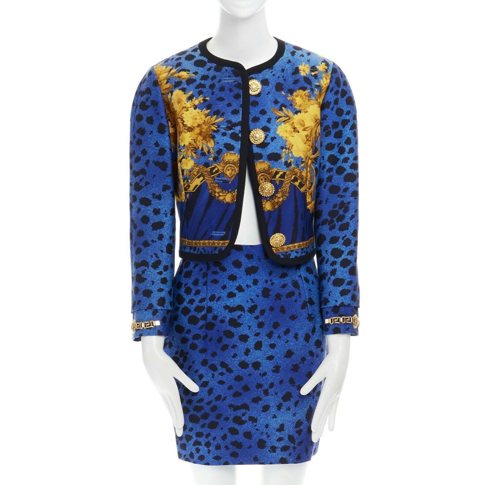 blue leopard jacket
