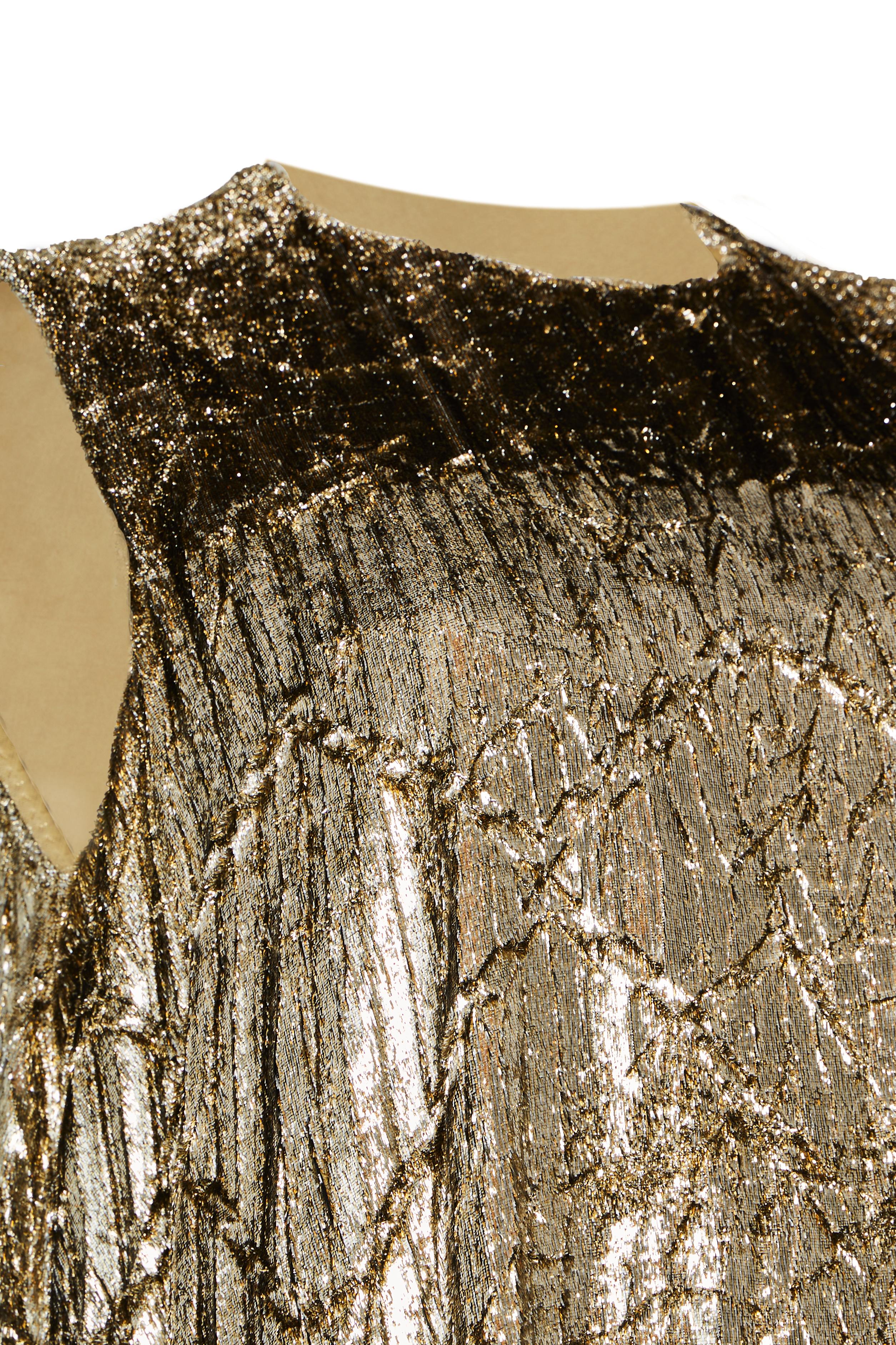 Marrone Abito Gianni Versace oro in vendita