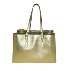 Gianni Versace Gold Medusa Palazzo Tote