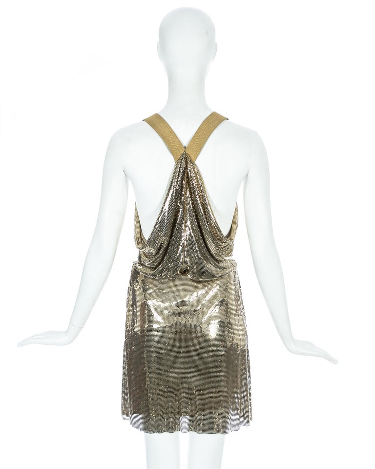 atelier fall 1994 chainmail dress 1994 Gianni Versace Runway Chainmail Dress