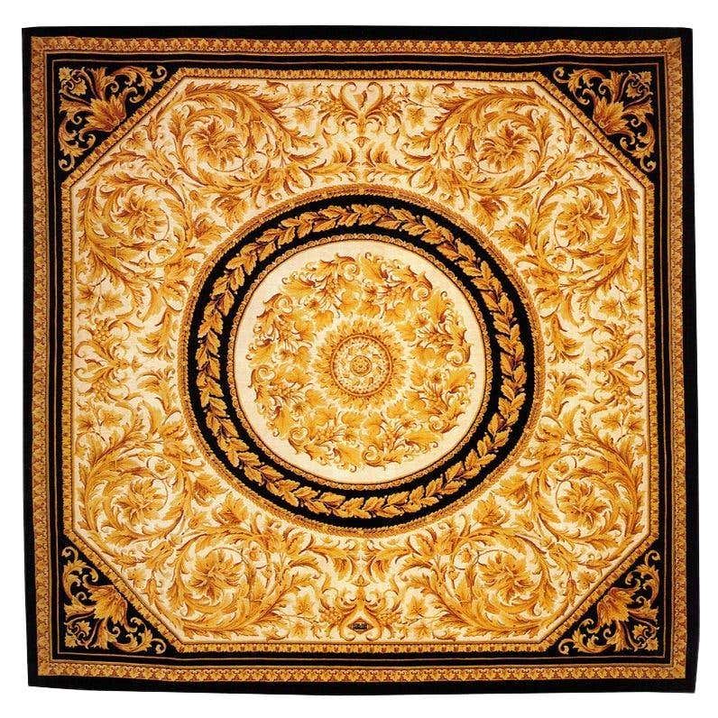 Gianni Versace, Golden Ramage Rug For Sale at 1stDibs