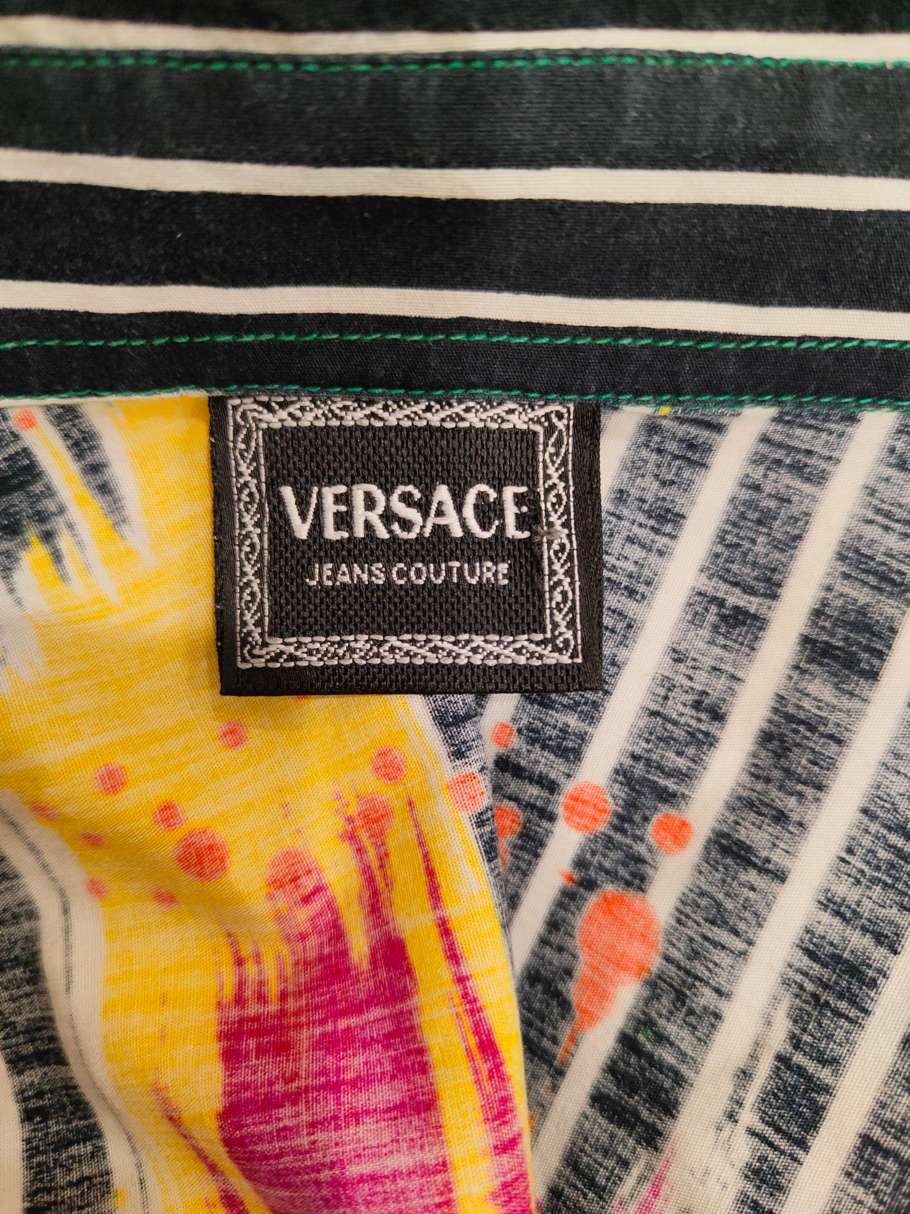 Gianni Versace Graffiti-Kunsthemd 6