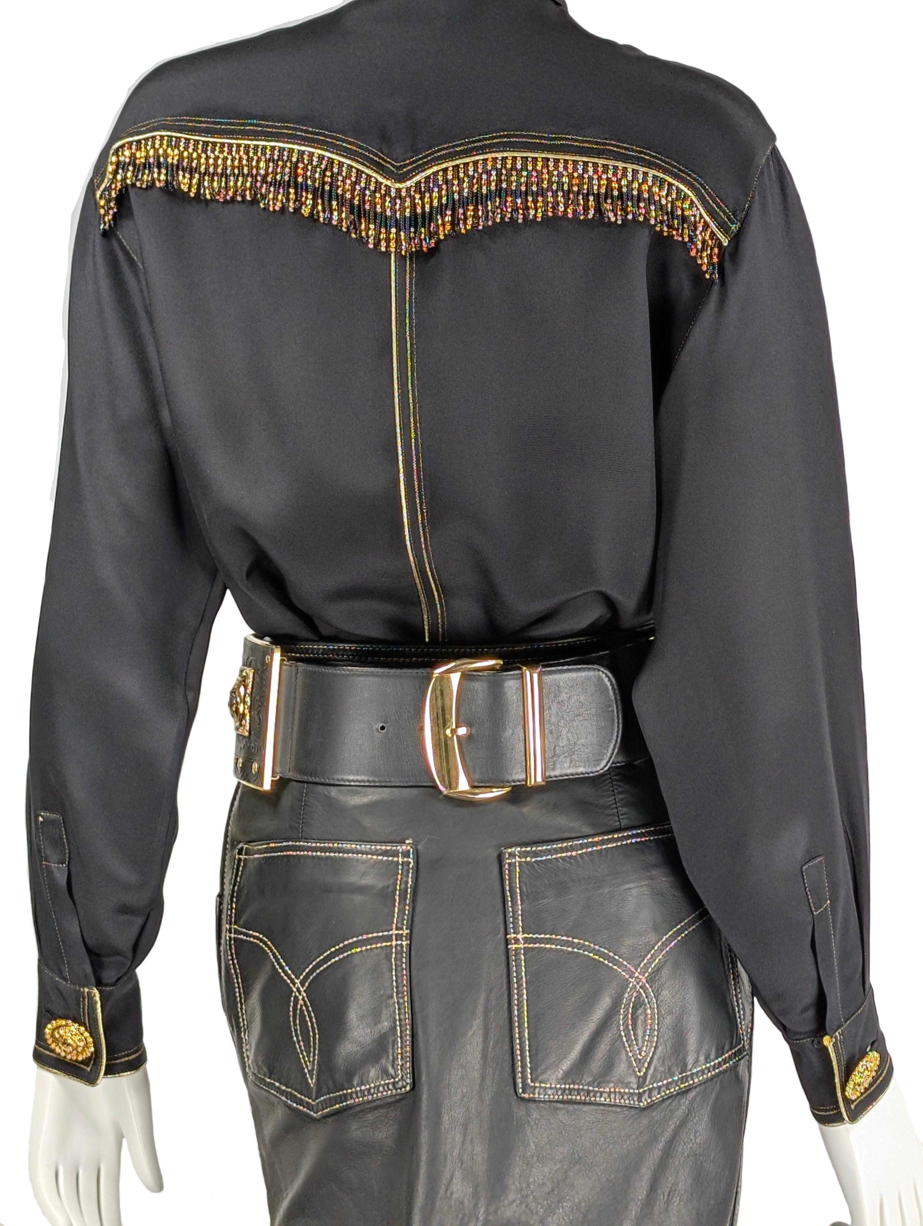 GIANNI VERSACE  great belt Bondage F/W  1992 en vente 5