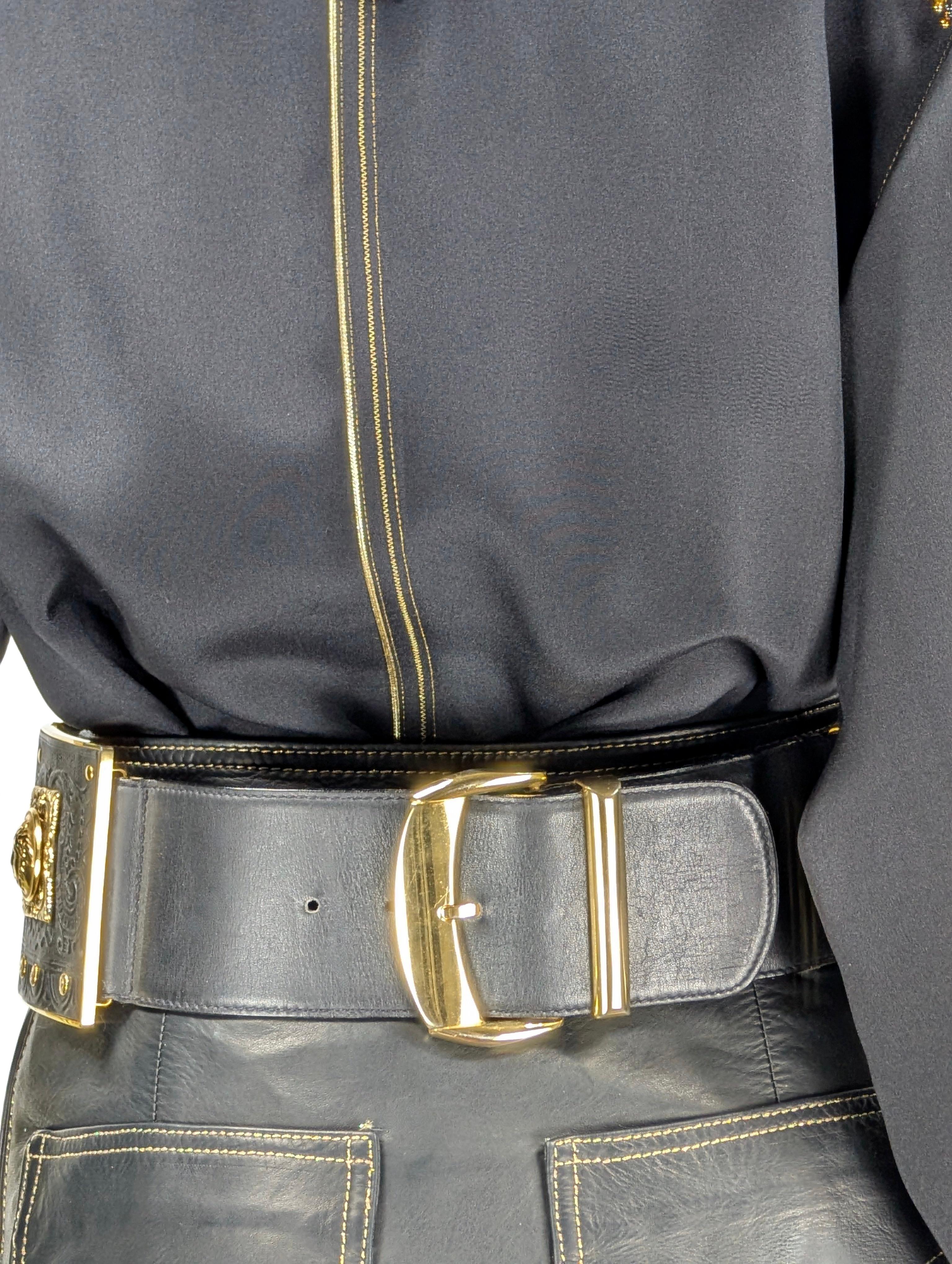 GIANNI VERSACE  great belt Bondage F/W  1992 en vente 6