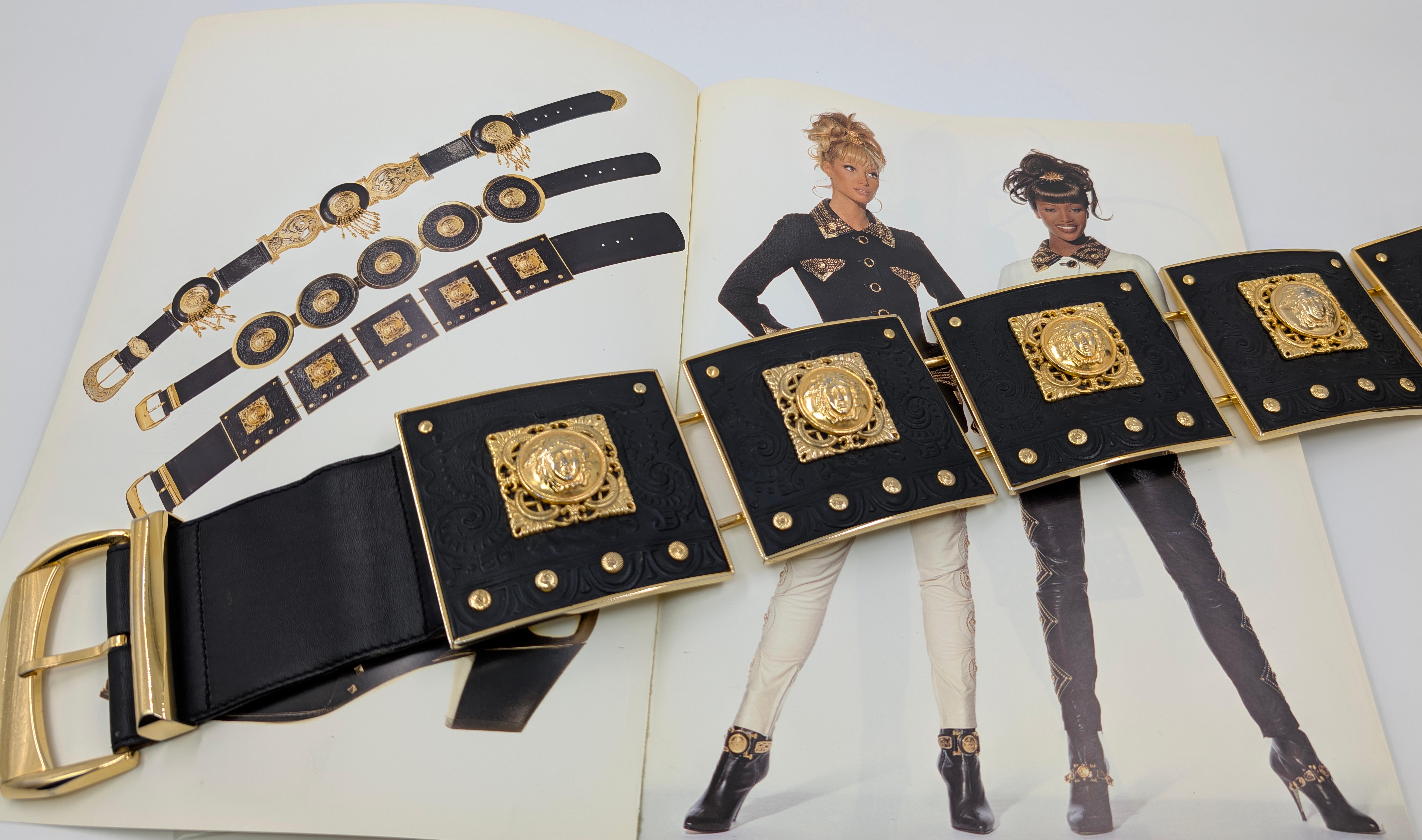 GIANNI VERSACE  great belt Bondage F/W  1992 en vente 12