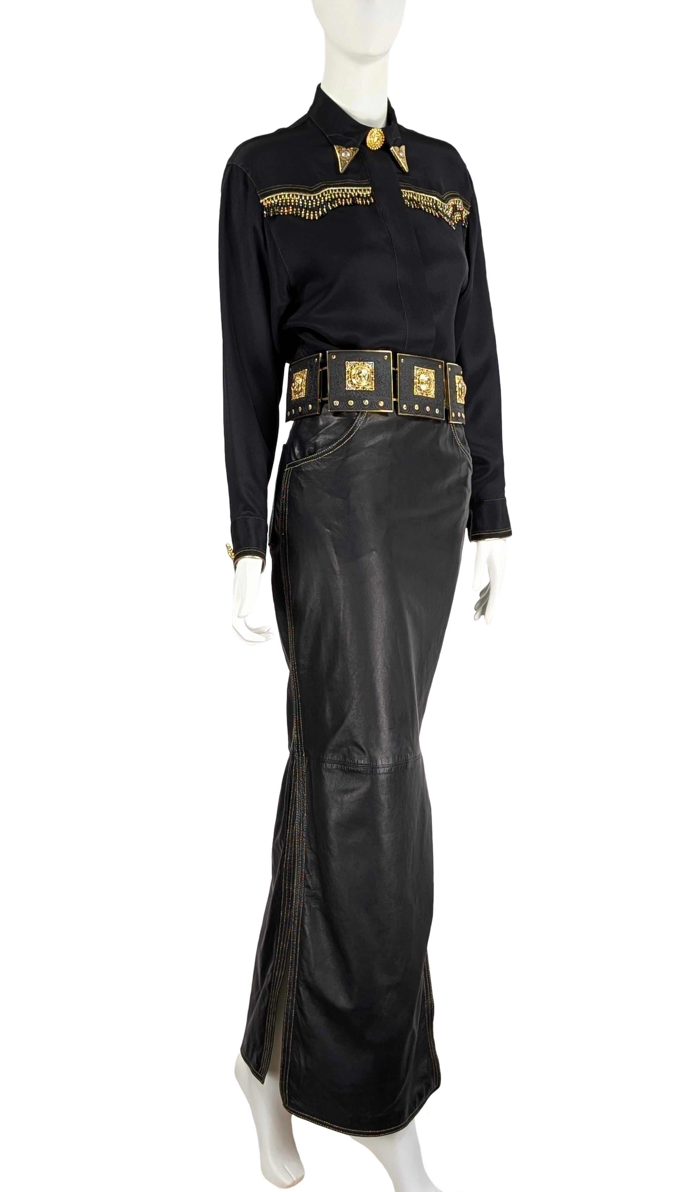 GIANNI VERSACE  great belt Bondage F/W  1992 en vente 1