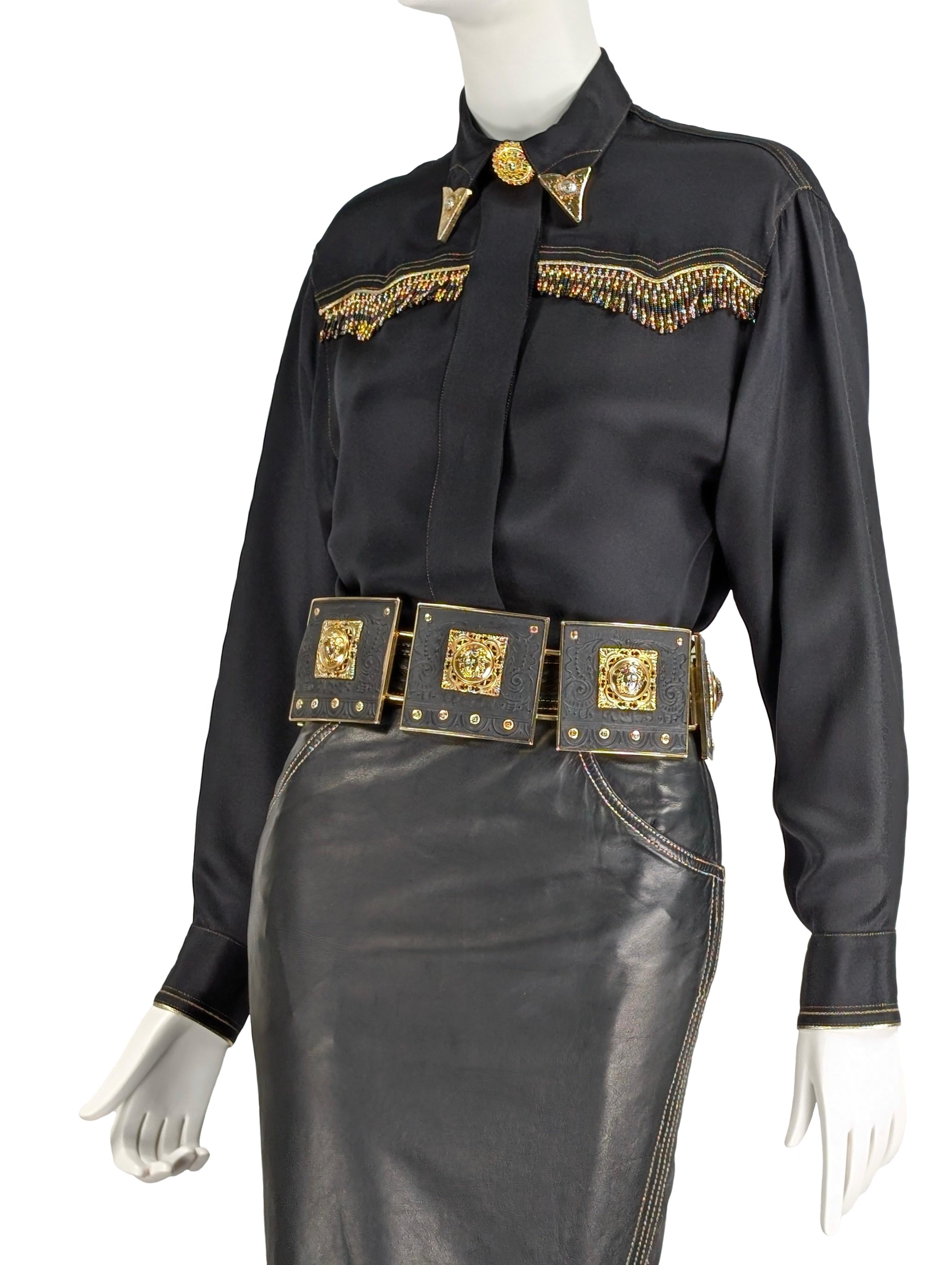 GIANNI VERSACE  great belt Bondage F/W  1992 en vente 2