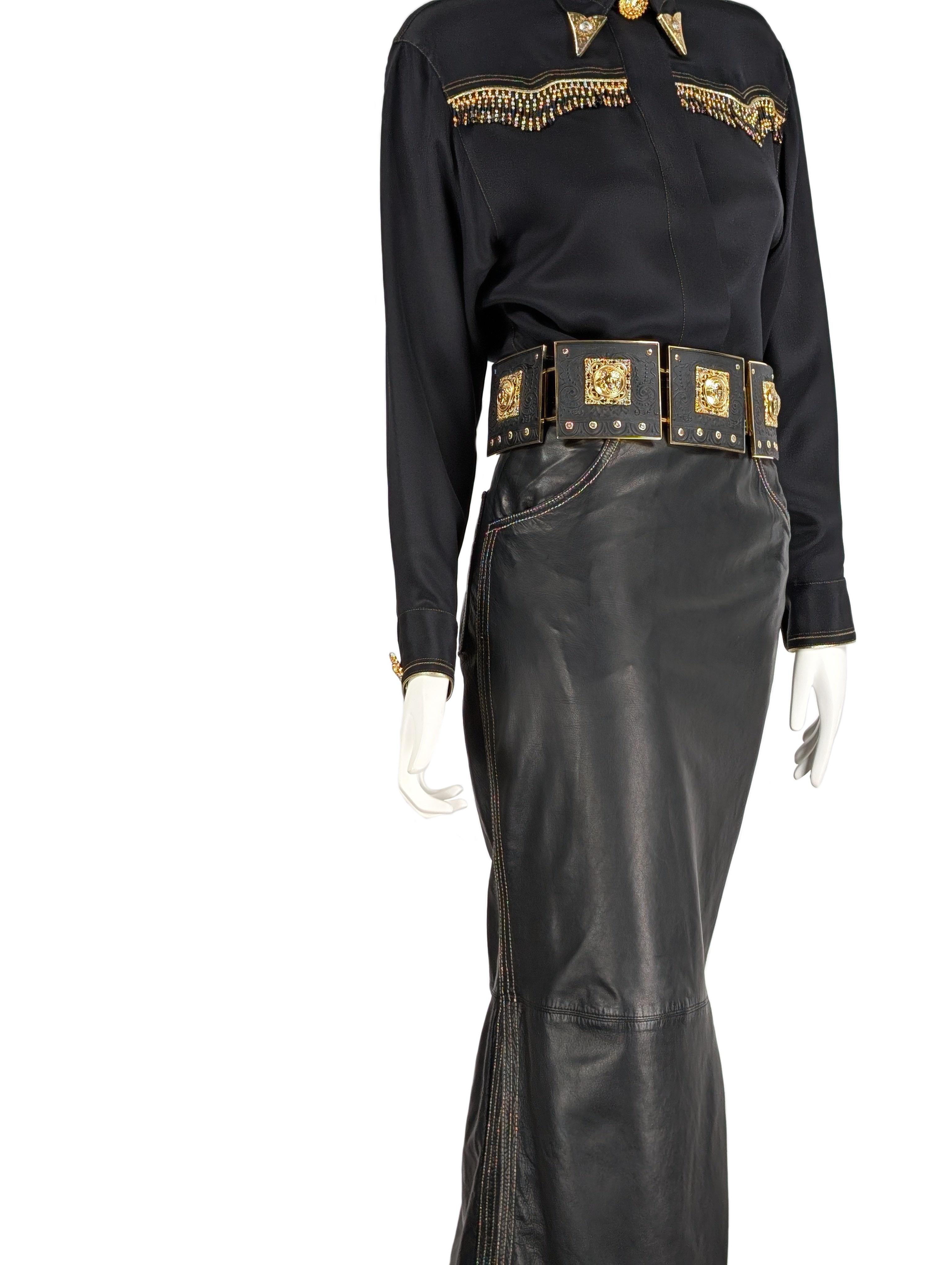 GIANNI VERSACE  great belt Bondage F/W  1992 en vente 3