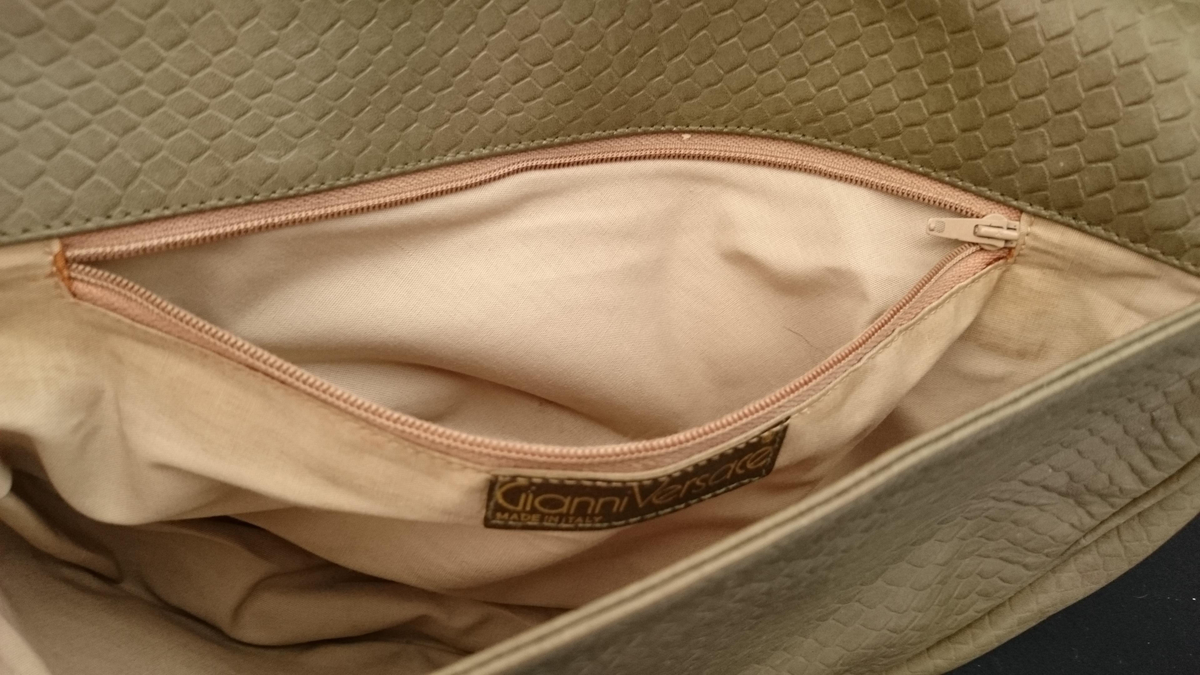 Gianni Versace Green Leather Women's handbag 9