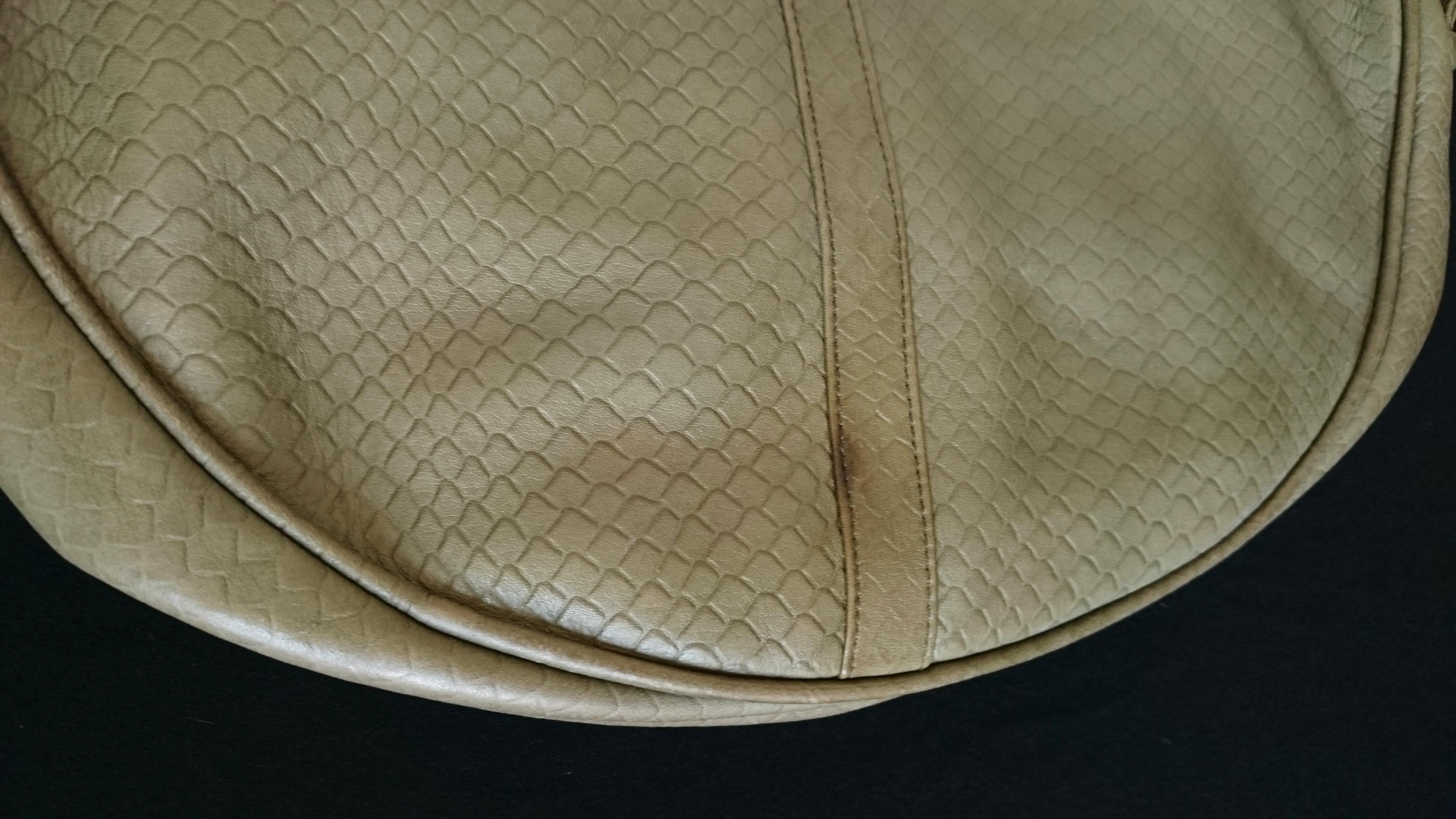 Brown Gianni Versace Green Leather Women's handbag