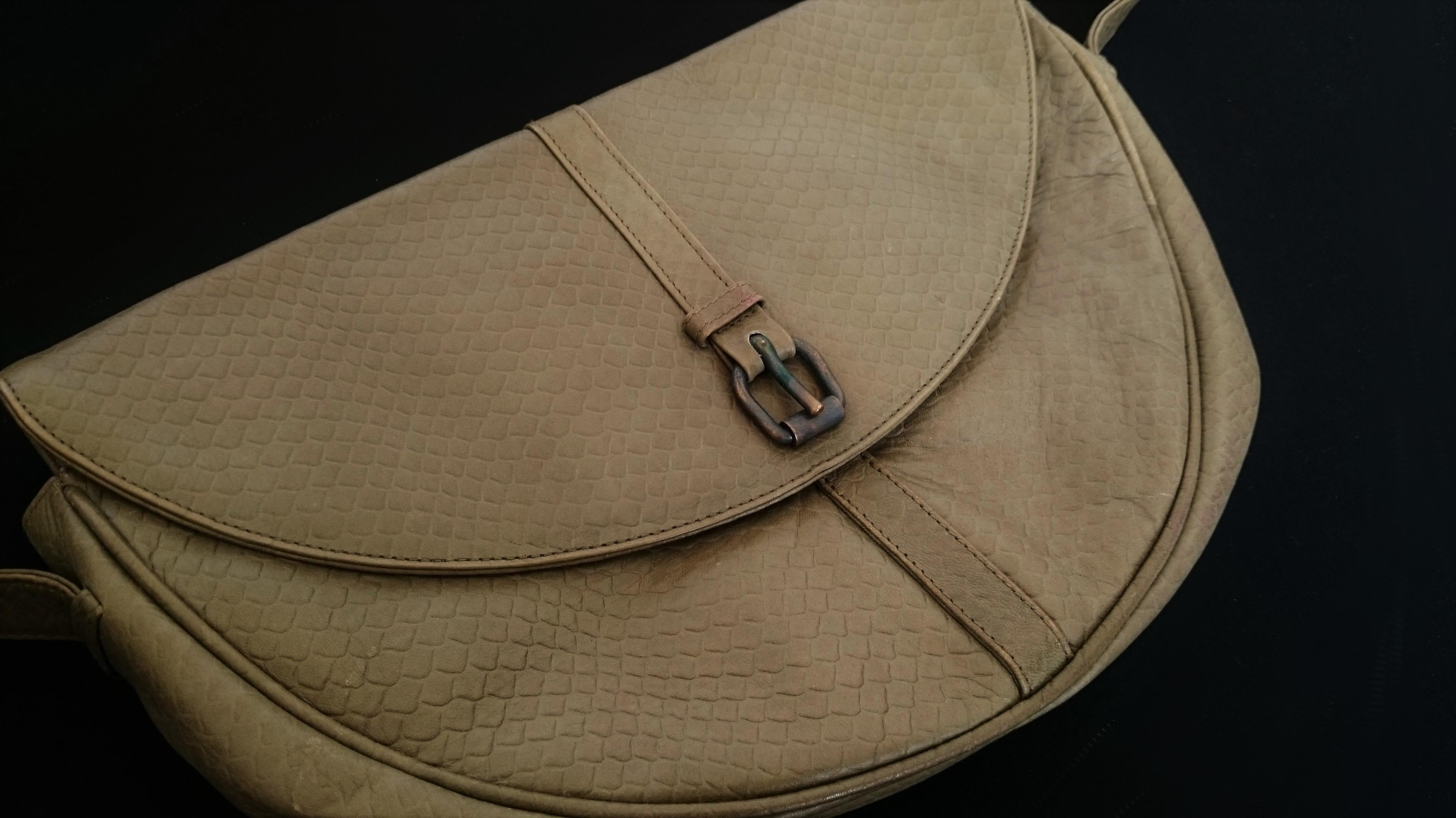Gianni Versace Green Leather Women's handbag In Good Condition In Somo (Santander), ES