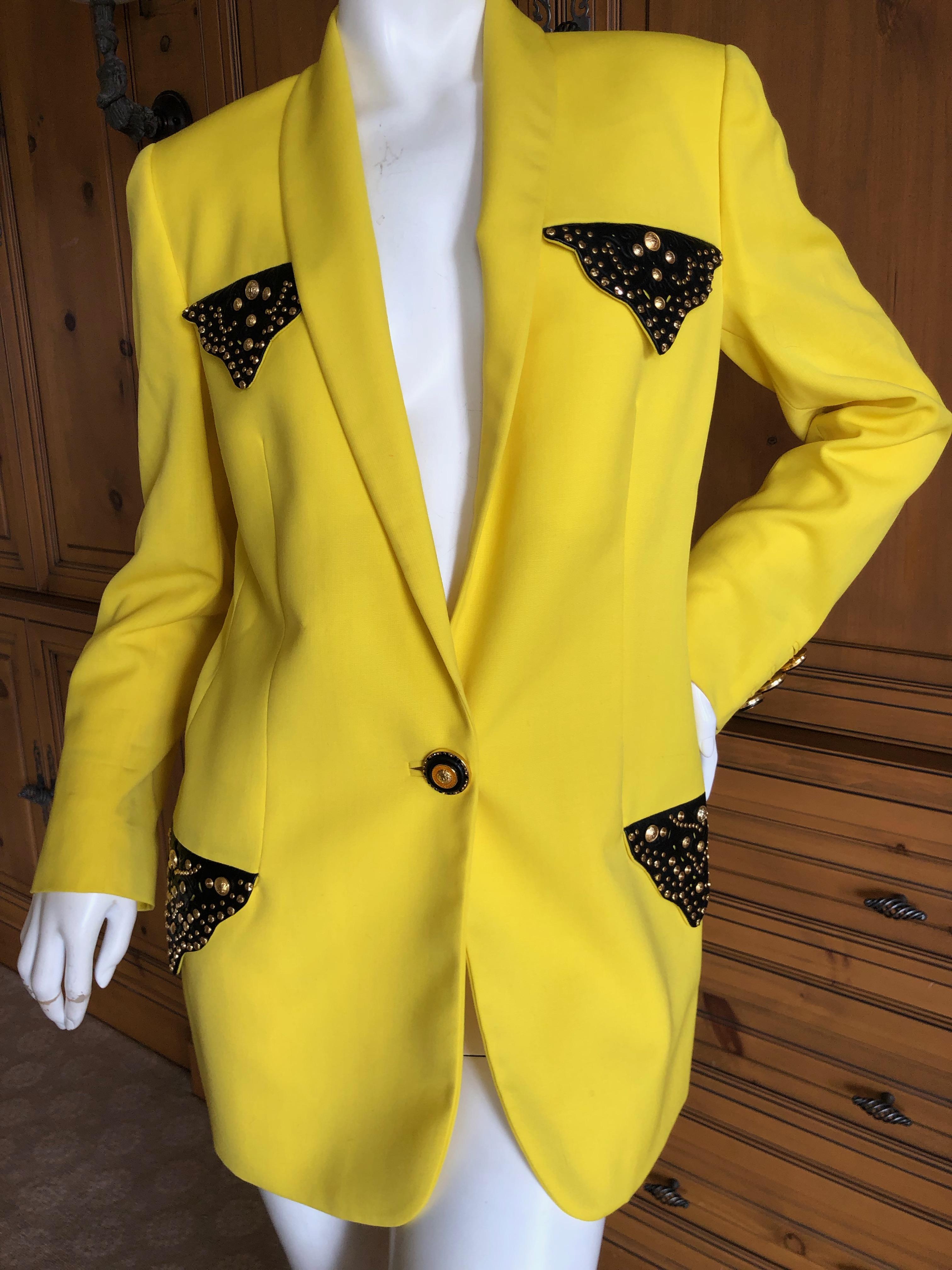 versace yellow jacket