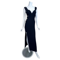 Gianni Versace Iconic Safety Pin Dress – As Worn by Elizabeth Hurley Sz: 40