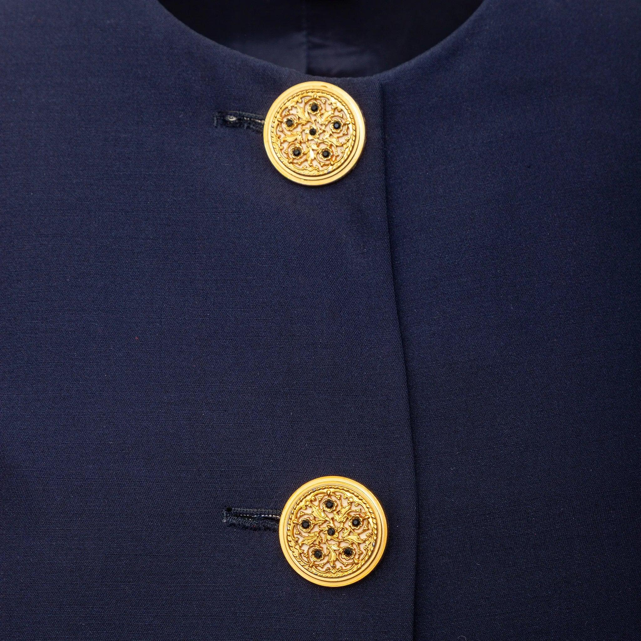 De las mujeres Chaqueta Gianni Versace con botones decorativos - Años 90 en venta