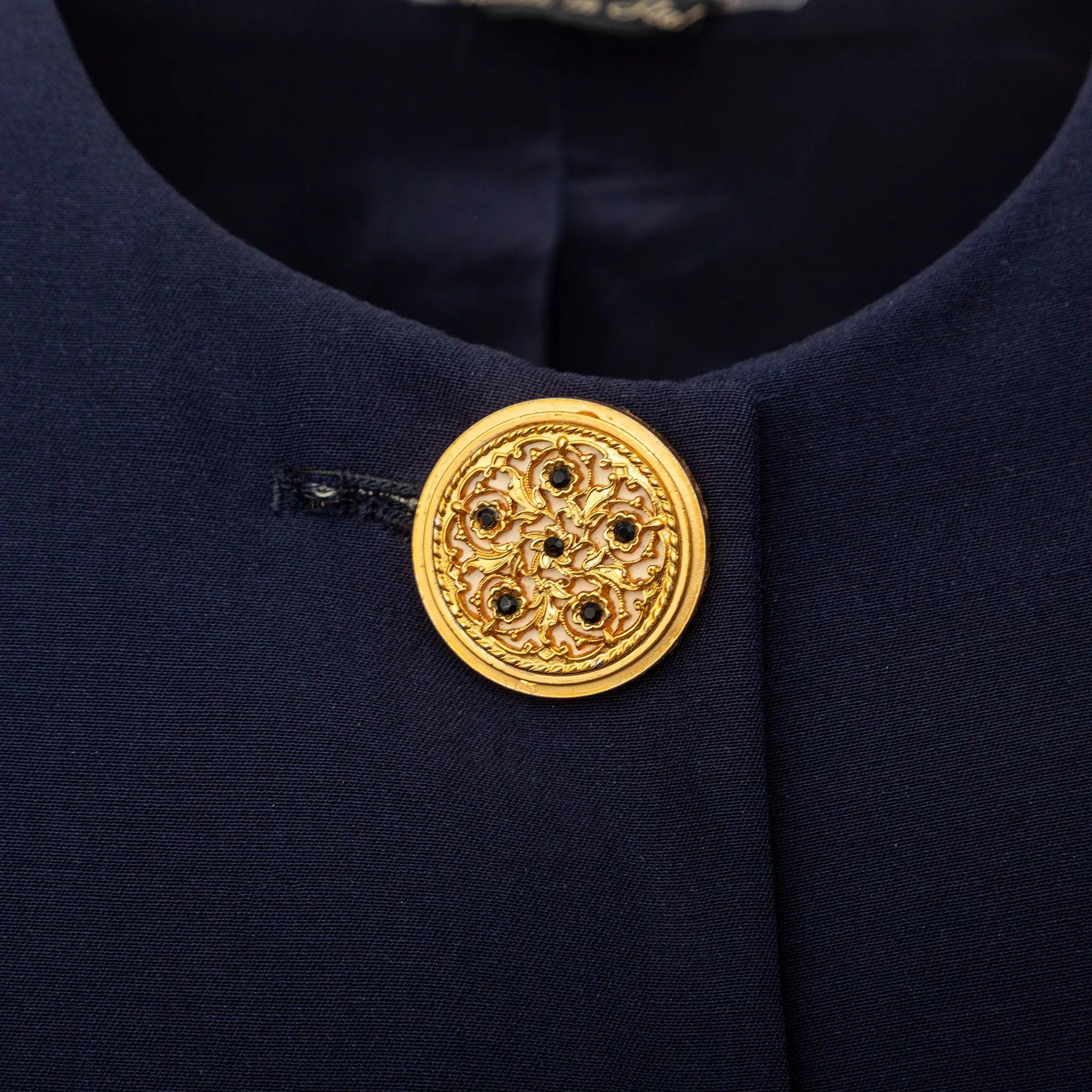 Chaqueta Gianni Versace con botones decorativos - Años 90 en venta 3