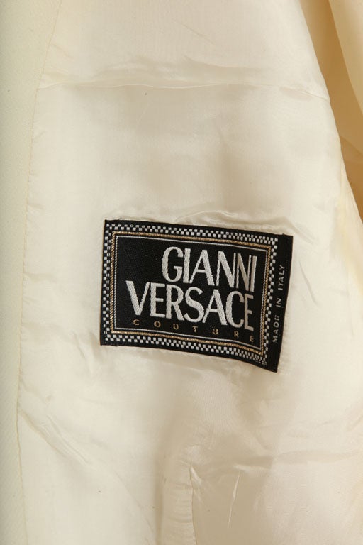 Gianni Versace Jacket with Medusa Buttons For Sale 3