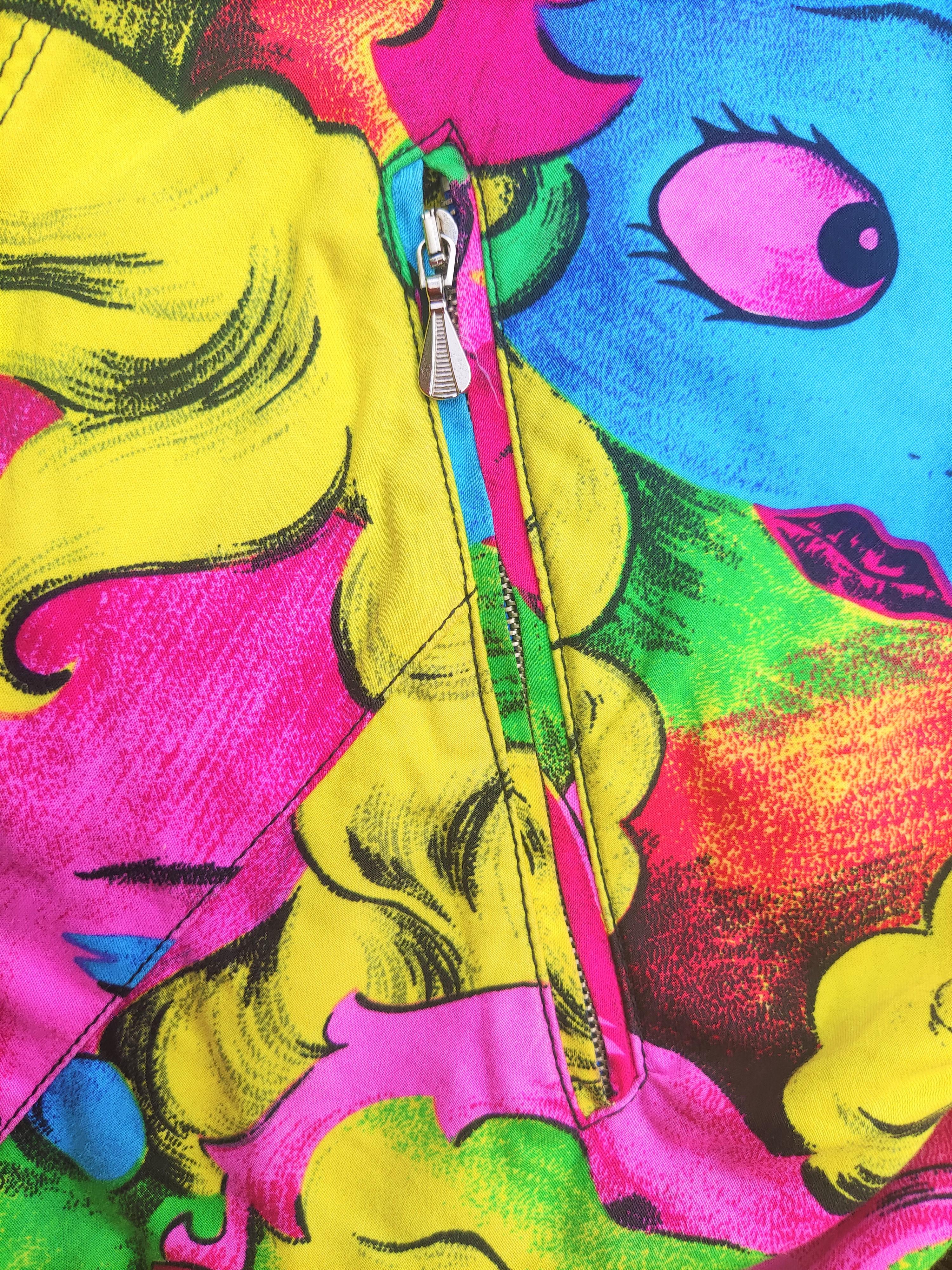 Versace Jeans Couture Marilyn Monroe Betty Boop, Pop-Art  Jacke , SS 1991 im Angebot 5