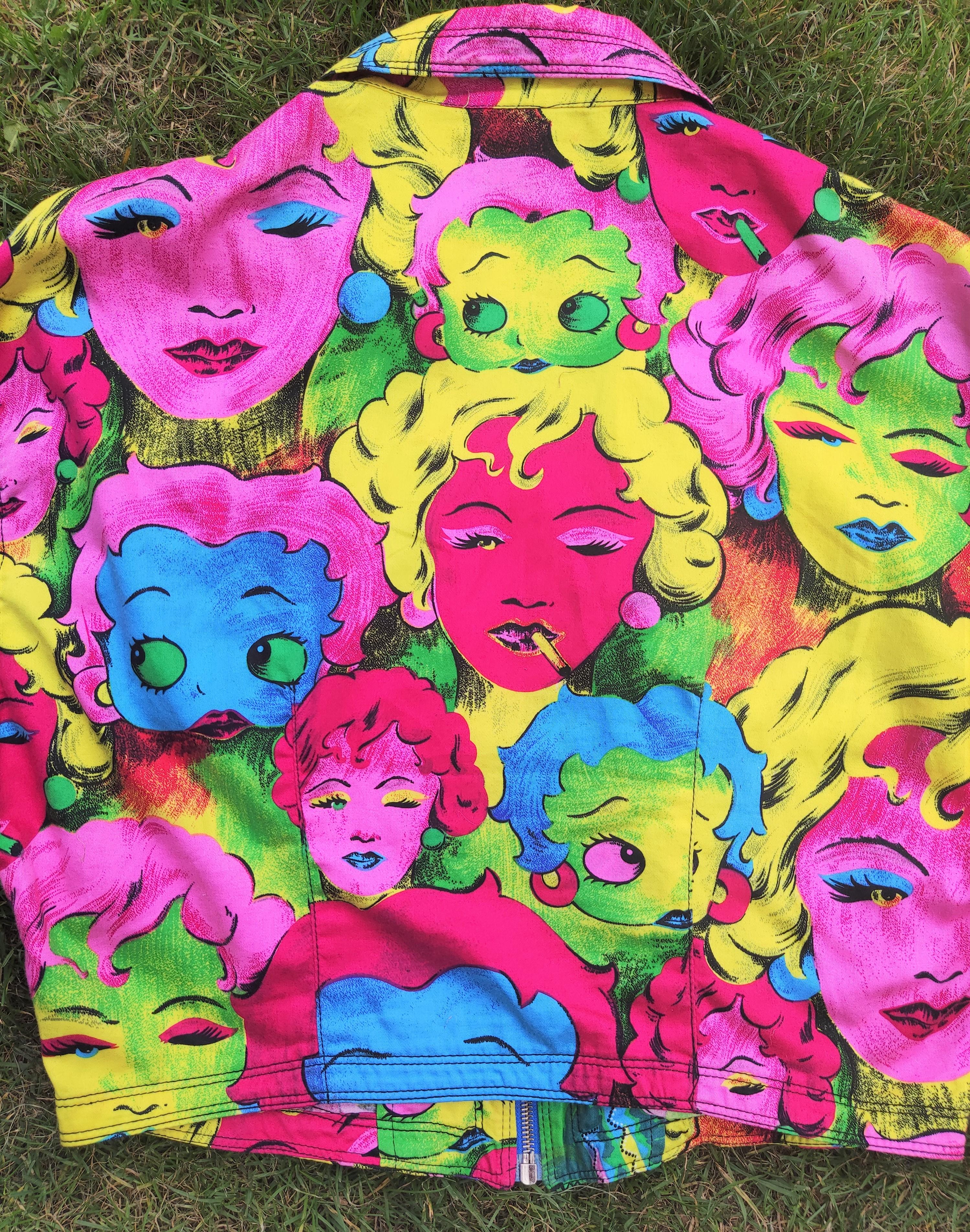 Versace Jeans Couture Marilyn Monroe Betty Boop, Pop-Art  Jacke , SS 1991 im Angebot 8