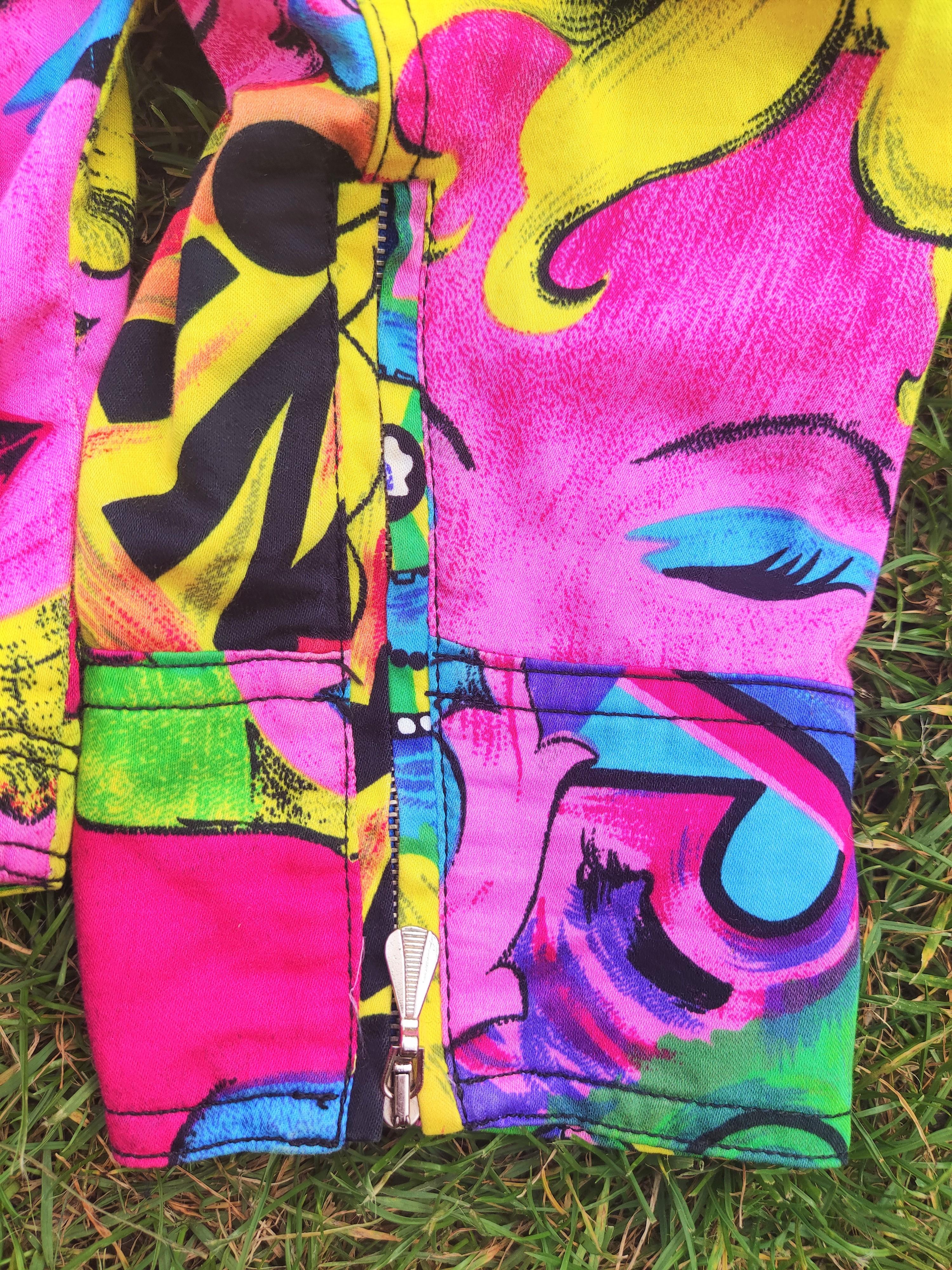 Versace Jeans Couture Marilyn Monroe Betty Boop, Pop-Art  Jacke , SS 1991 im Angebot 9