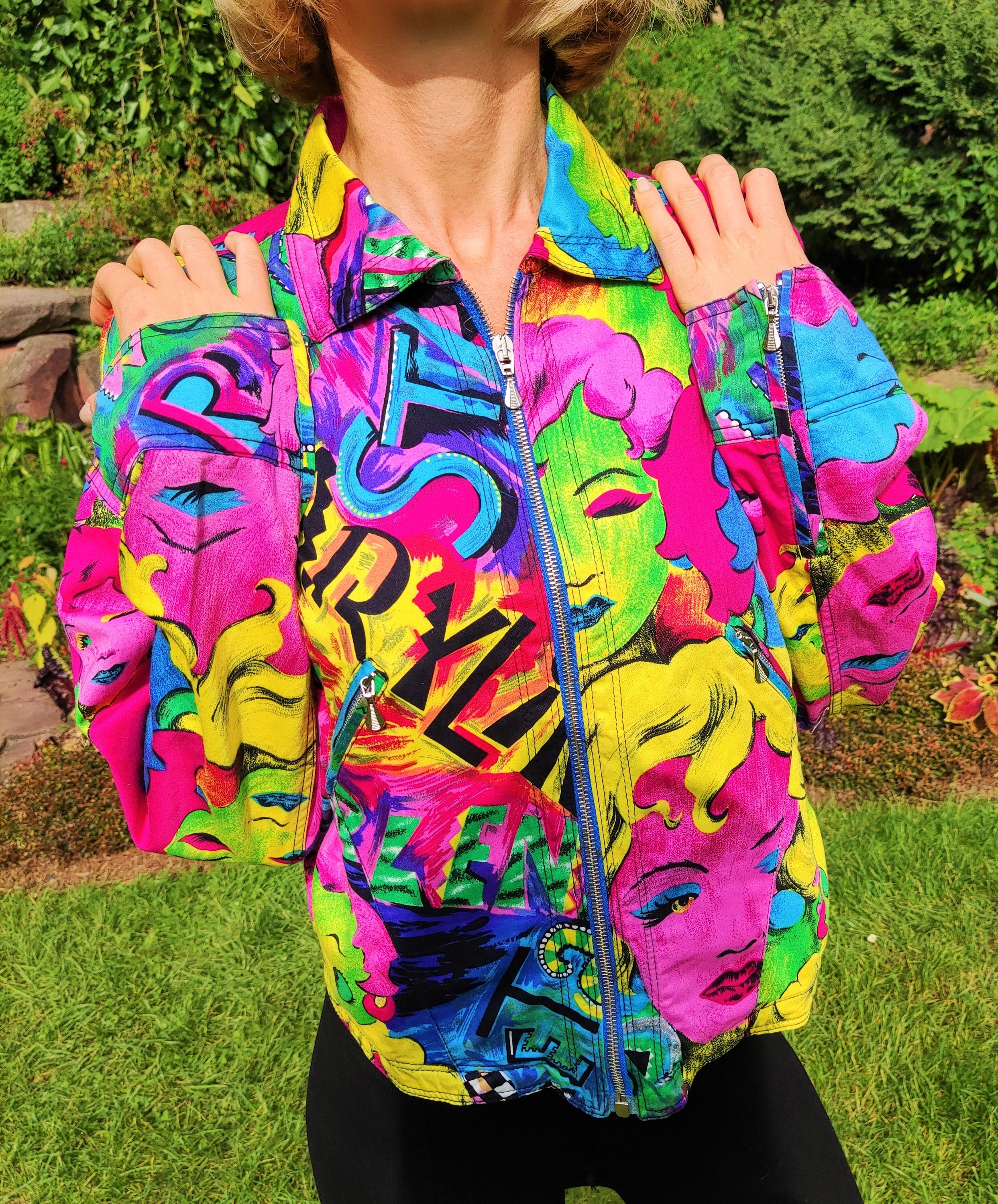 Versace Jeans Couture Marilyn Monroe Betty Boop, Pop-Art  Jacke , SS 1991 im Angebot 13